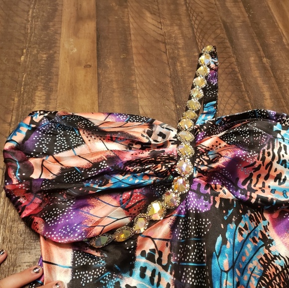 Multi color formal/ prom dress - Picture 3 of 3